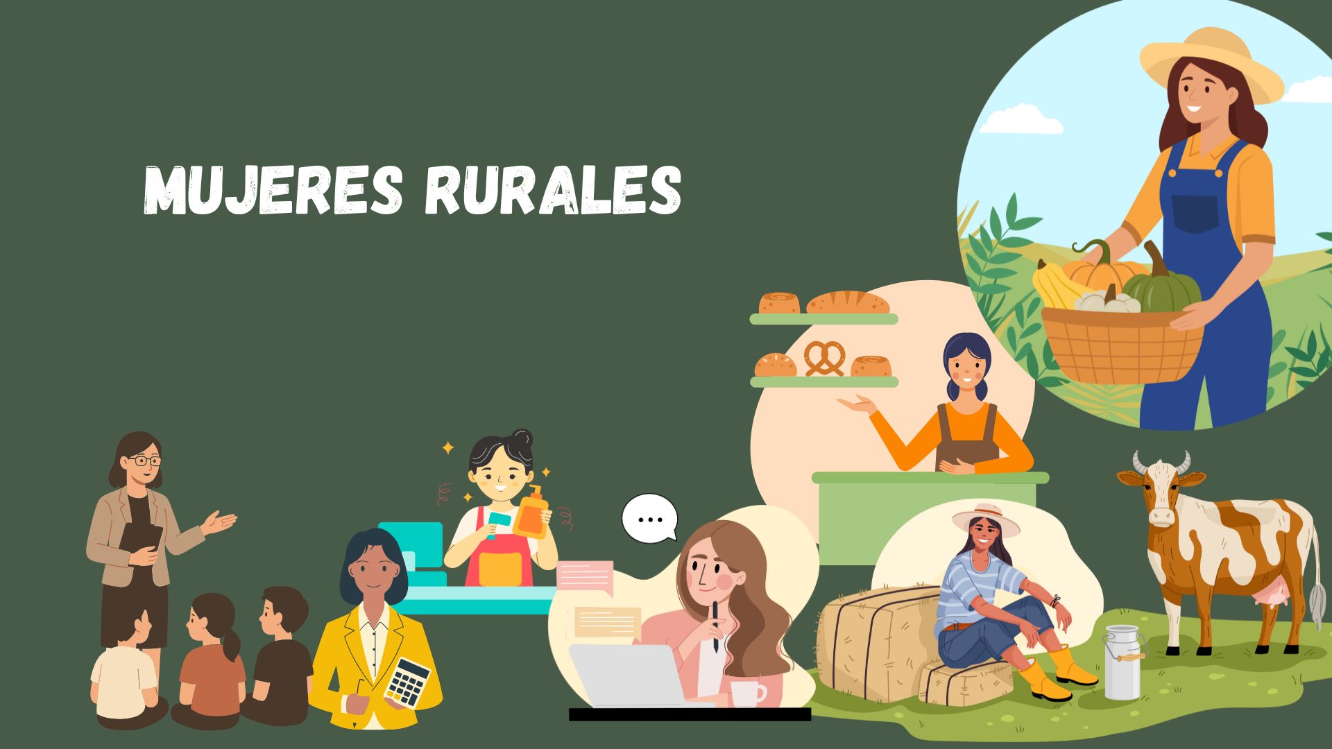 Día Internacional de las Mujeres Rurales. UGT reclama políticas efectivas y servicios públicos de proximidad para cerrar la brecha de género en el medio rural.