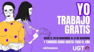 Las mujeres desde hoy trabajan gratis en España