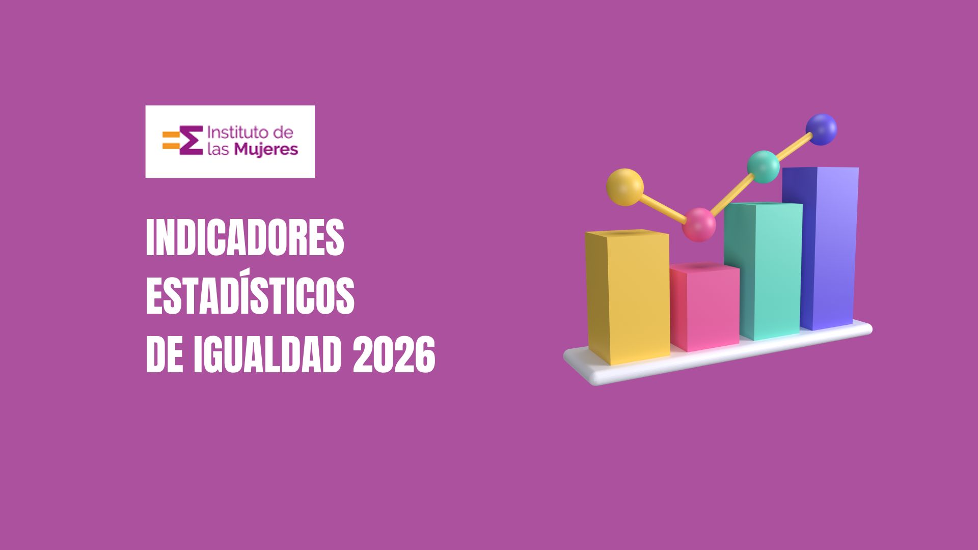Instituto de las Mujeres. Principales Indicadores Estadísticos de Igualdad 2026
